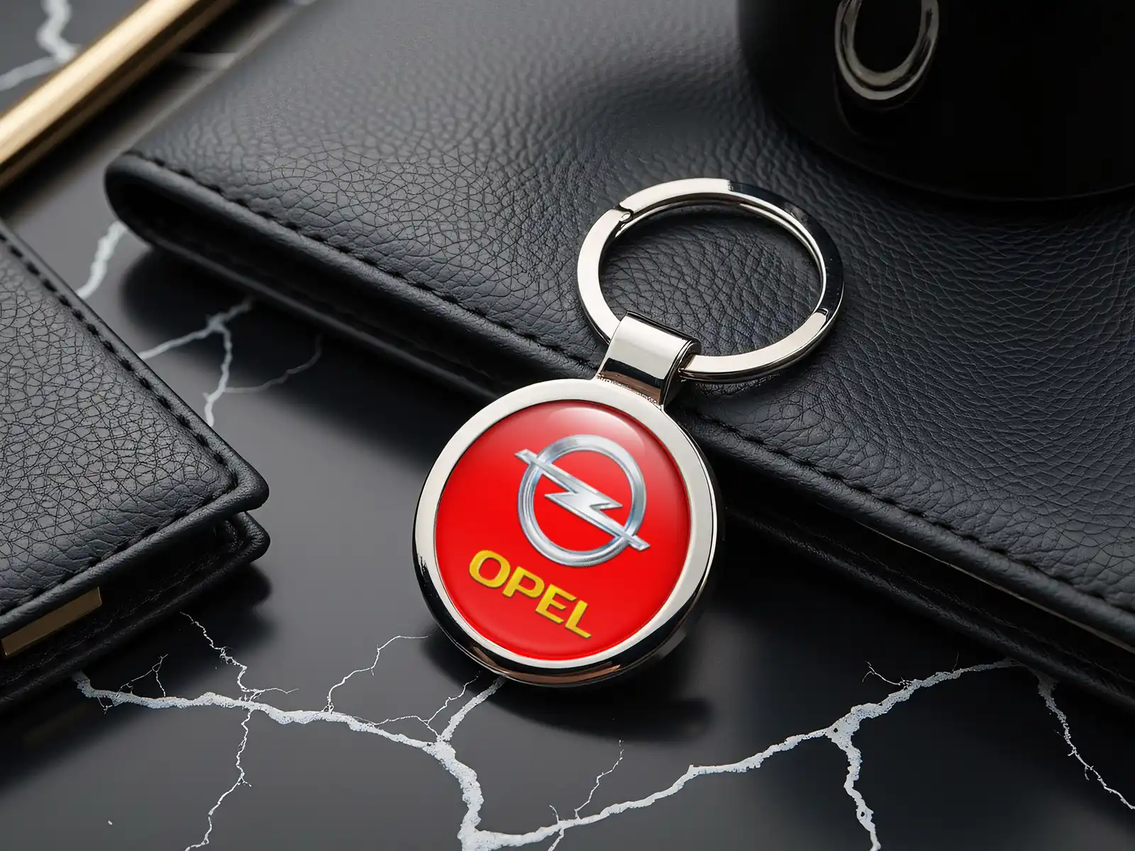 Opel Llavero Hecho Diseño Logo Premium